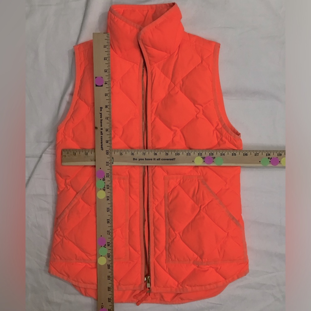 J. Crew Highlighter Orange Vest View 4